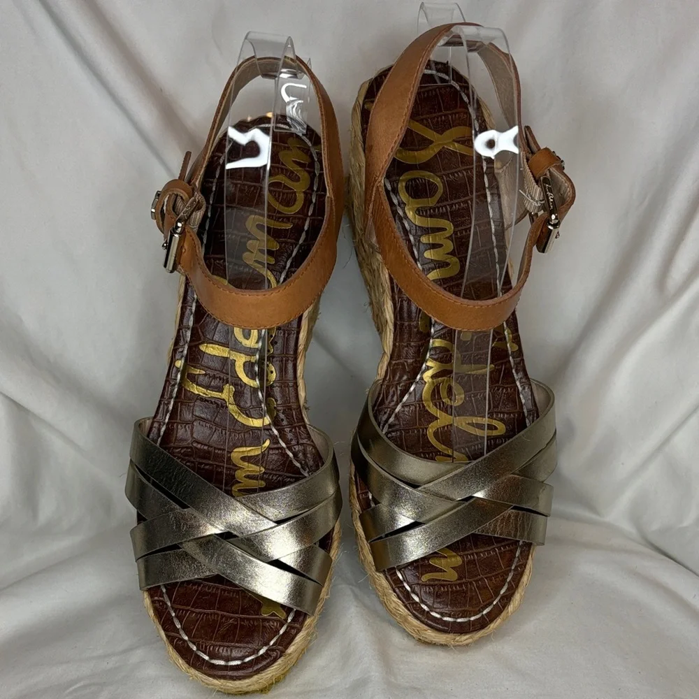 Sam Edelman Darlene Platform Wedge Sandals Size 8.5 - Picture 2 of 14